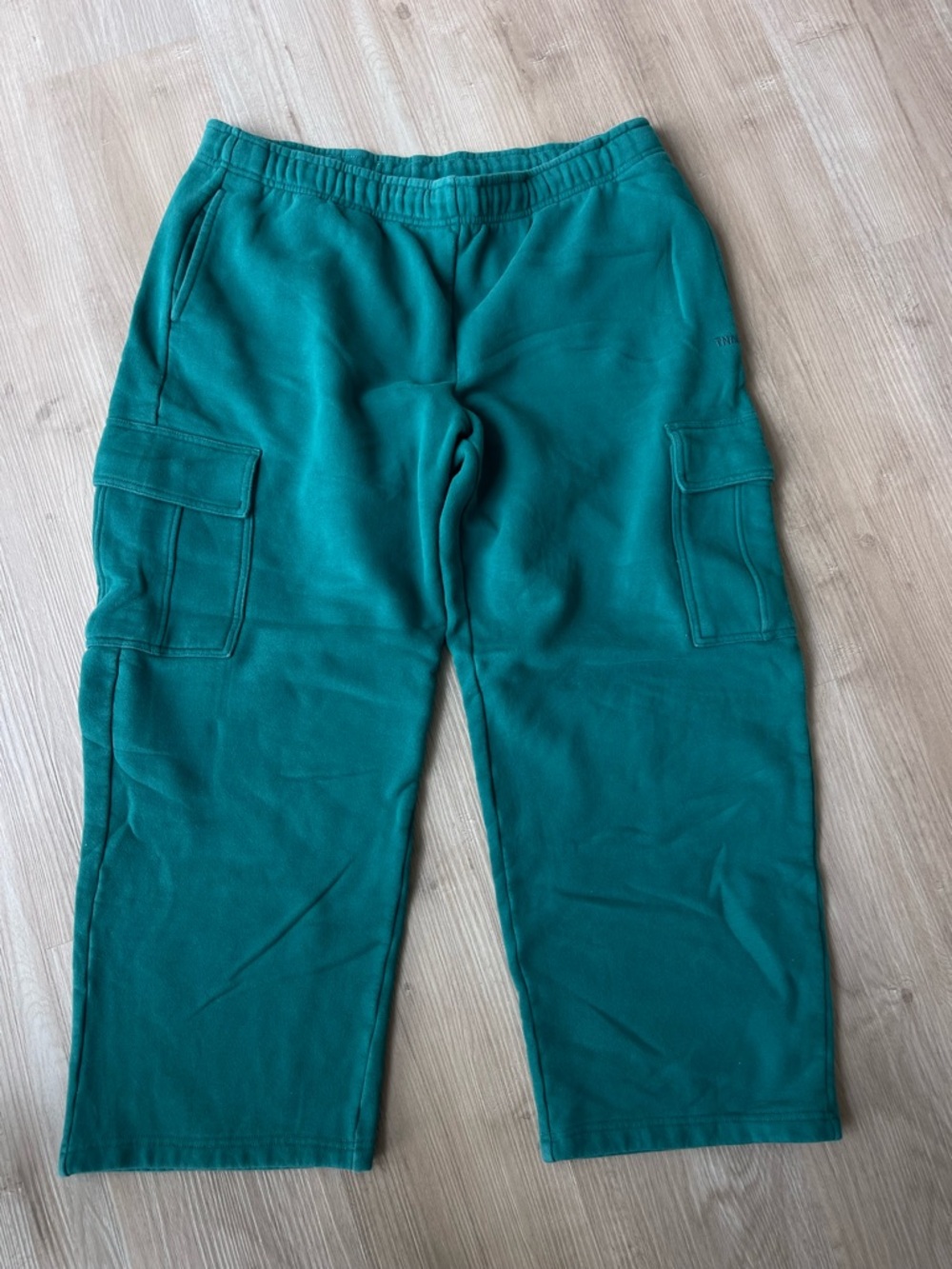 Dark Green Cargo Sweatpants